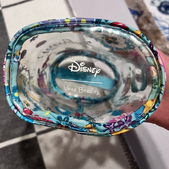 Vera Bradley Disney The Little Mermaid Floral Clear Bag with Blue Accents - Picture 3 of 6